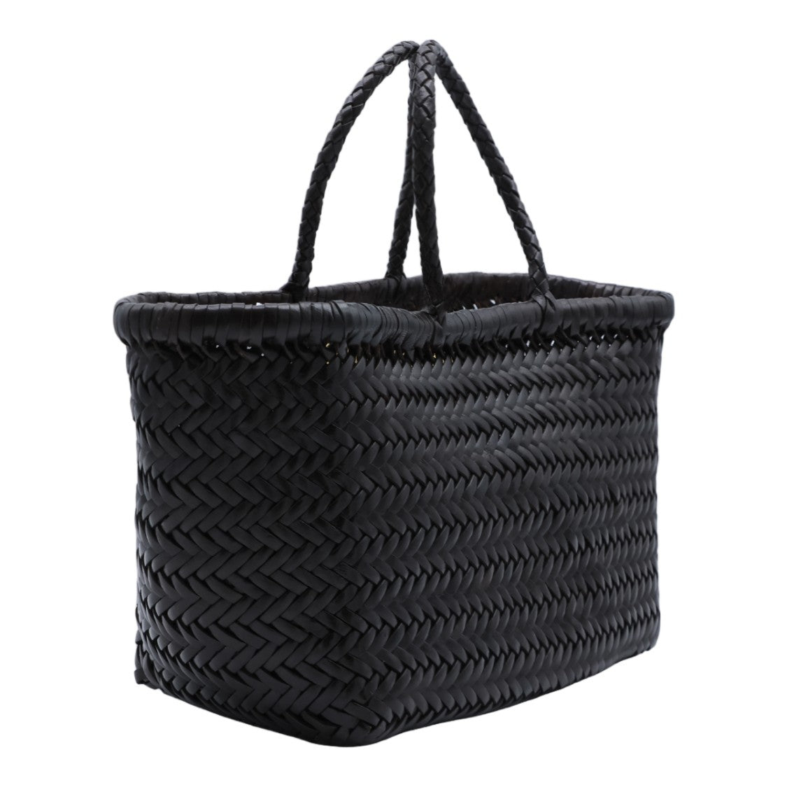 Dragon Diffusion Medium Woven Tote Bag With Glossy Finish And Structured Design