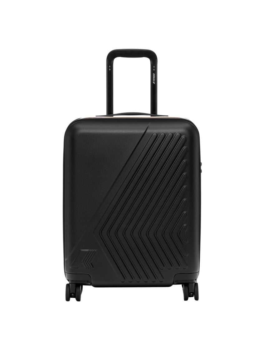 K-Way Eudoxie Logo Chevron Hard-Shell Suitcase
