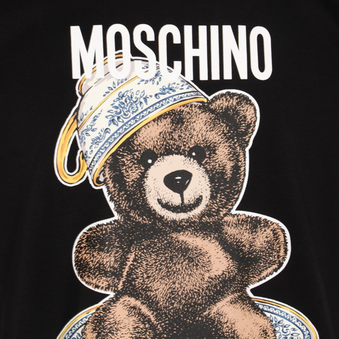 Moschino Black Cotton T-Shirt
