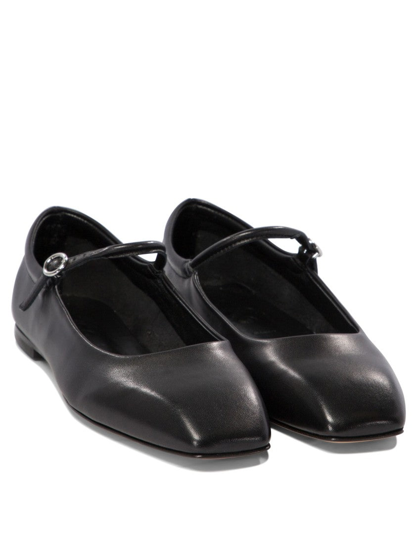 Aeydē Pointed Toe Ballerinas With Slim Instep Strap