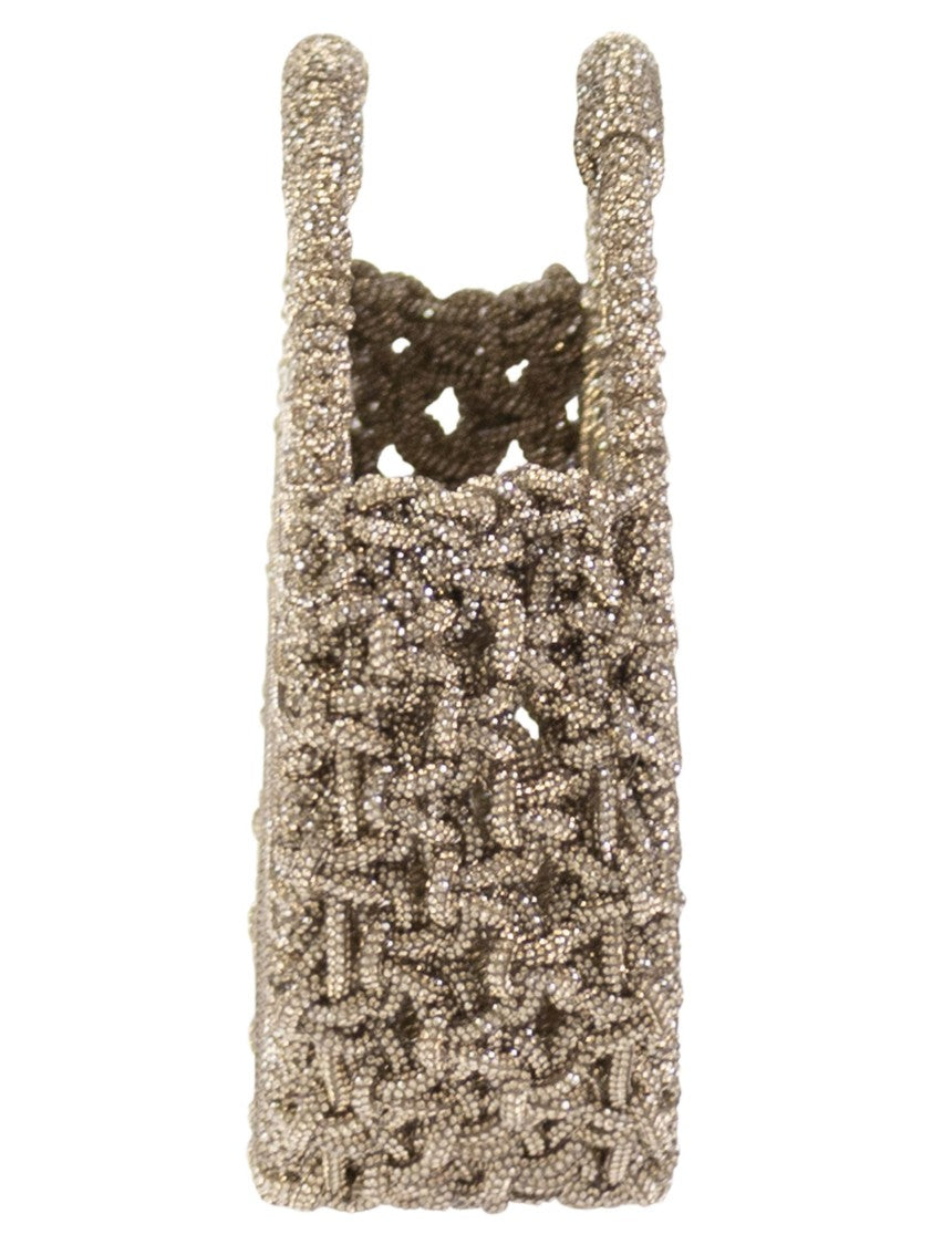 Hibourama Jaya - Jewellery Bag Studded With Crystals
