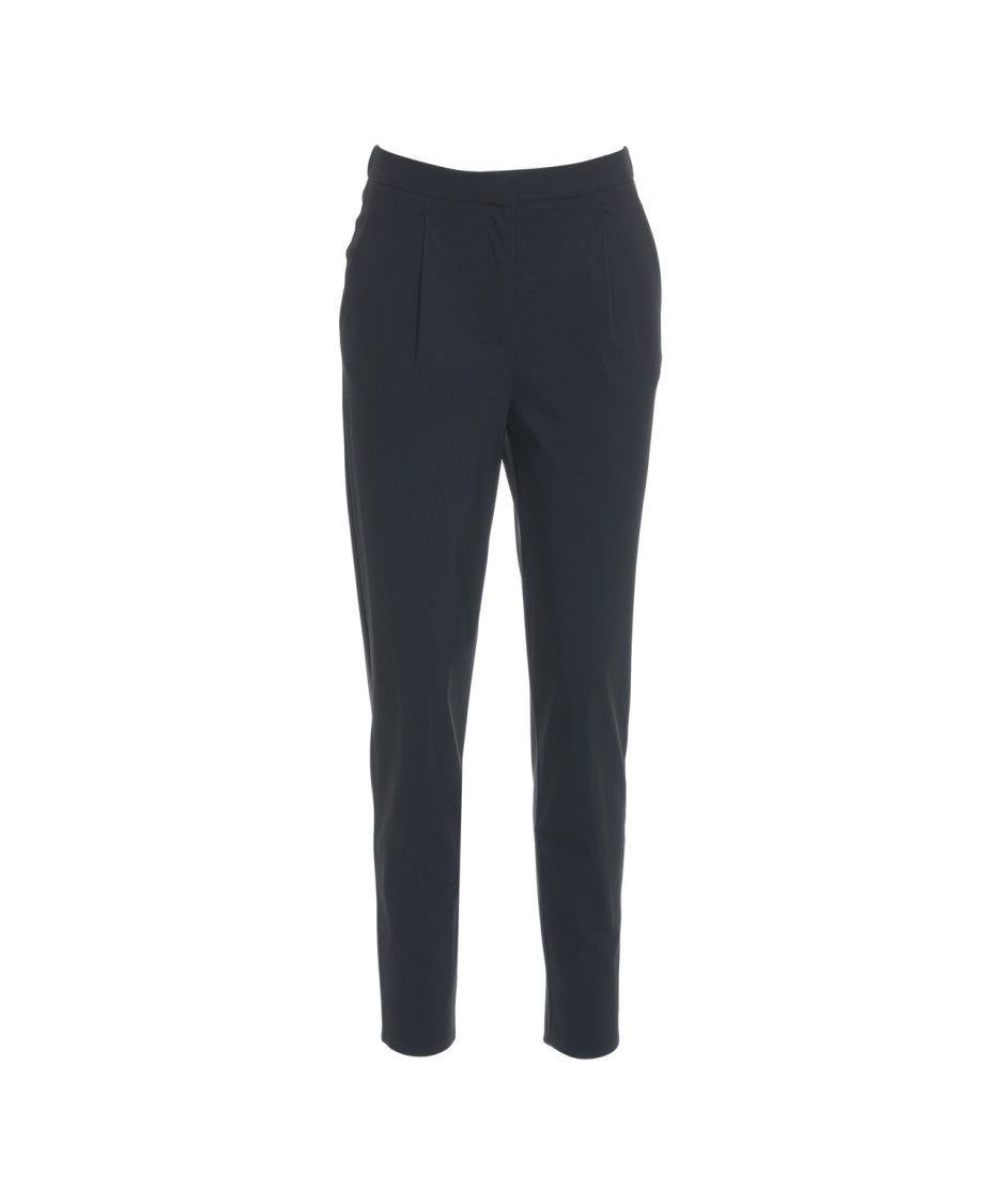 Alpha Tauri Pleated Trousers With Contemporary Fit And Concealed Closure