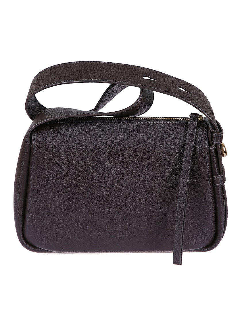 Tory Burch Hammered Leather Tote Bag With Adjustable Strap