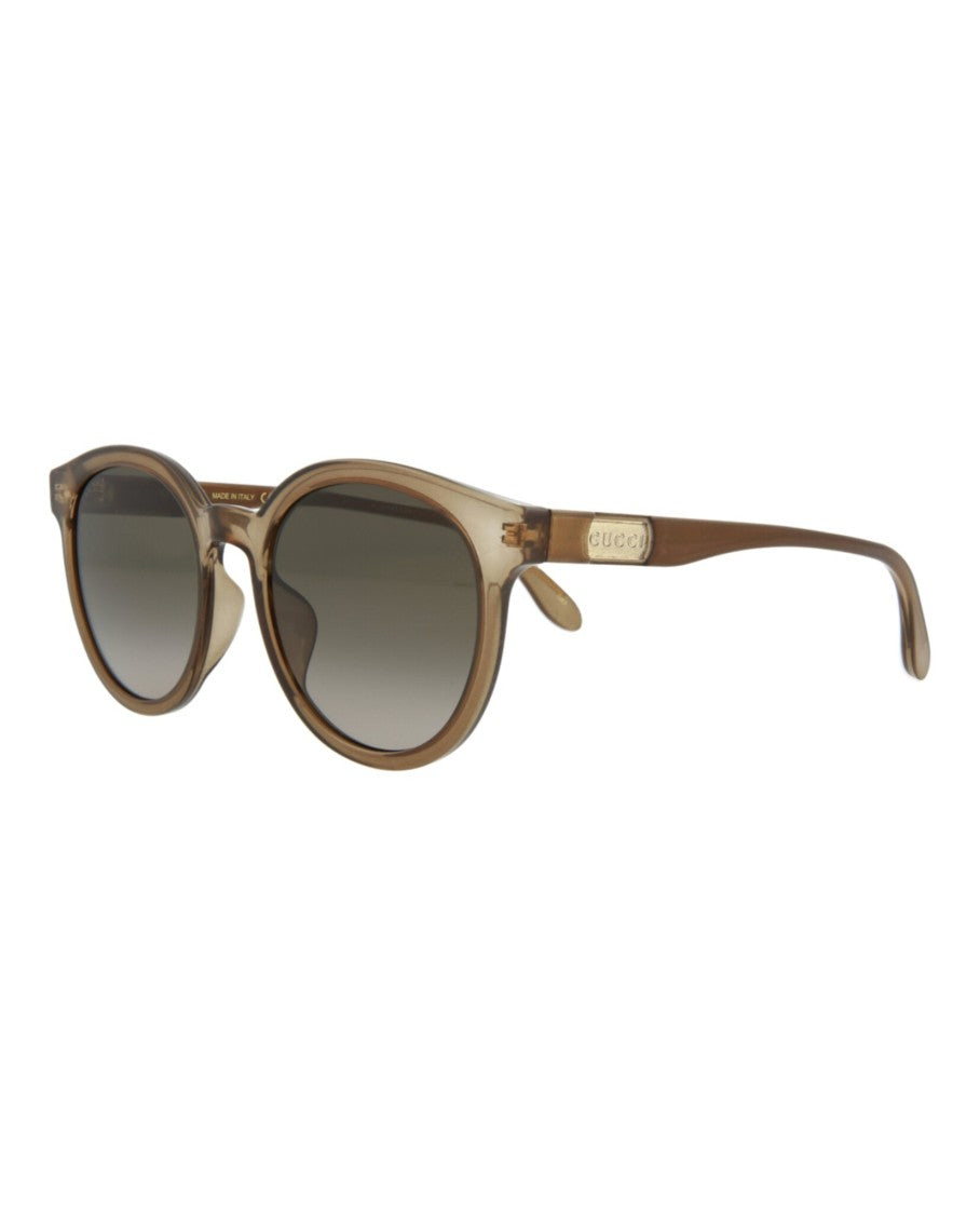 Gucci Round-Frame Injection Sunglasses