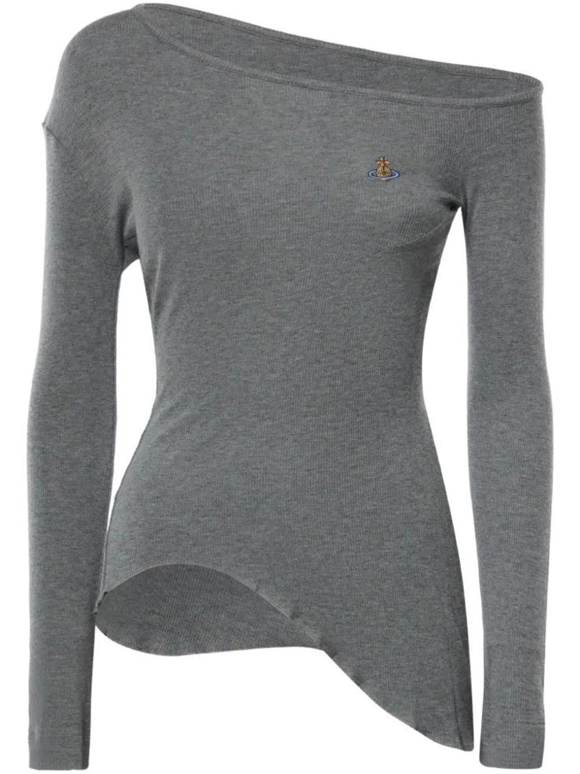 Vivienne Westwood Orgy Asymmetrical Off-Shoulder Top