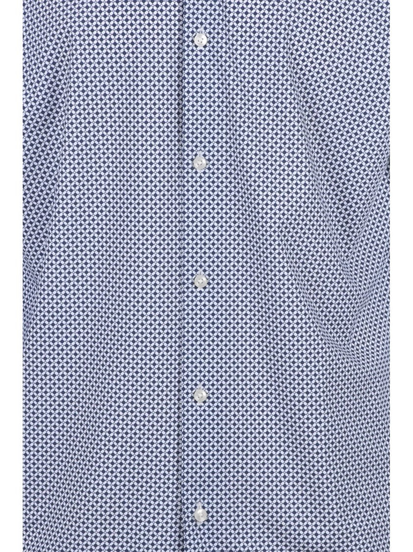 Boss Stretch Shirt - White/Blue