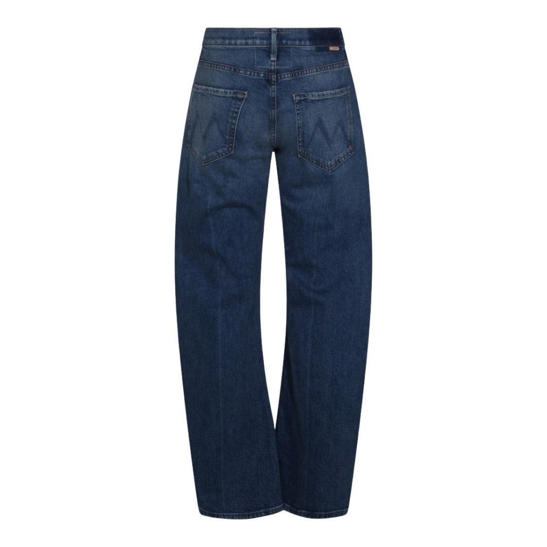 Mother Straight-Leg Denim Jeans With Mid-Rise Waist
