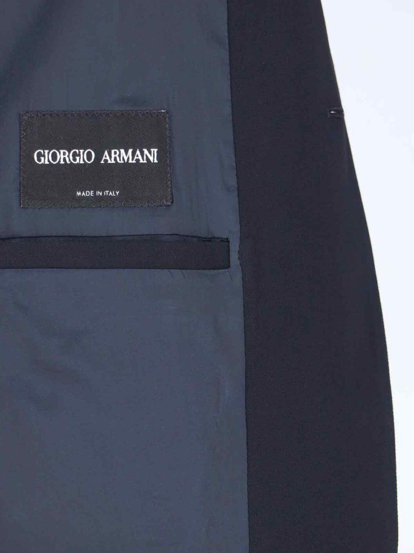 Giorgio Armani Single-Breasted Blazer – Navy