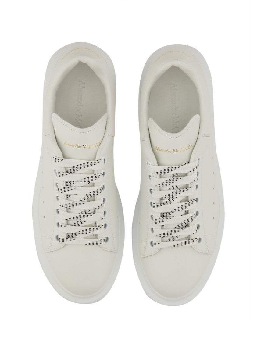 Alexander Mcqueen Oversized Perforated Side Exaggerated Leather Sneakers