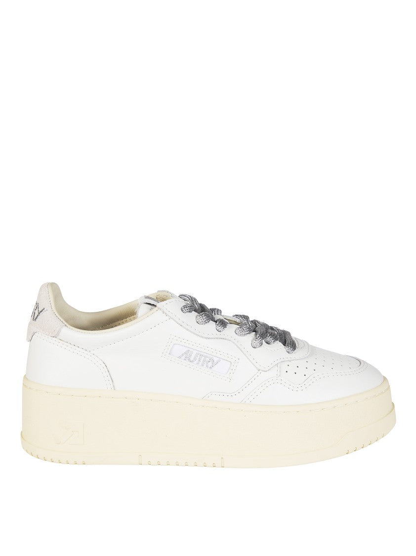Autry White Platform Low Sw02 Platform Sneakers