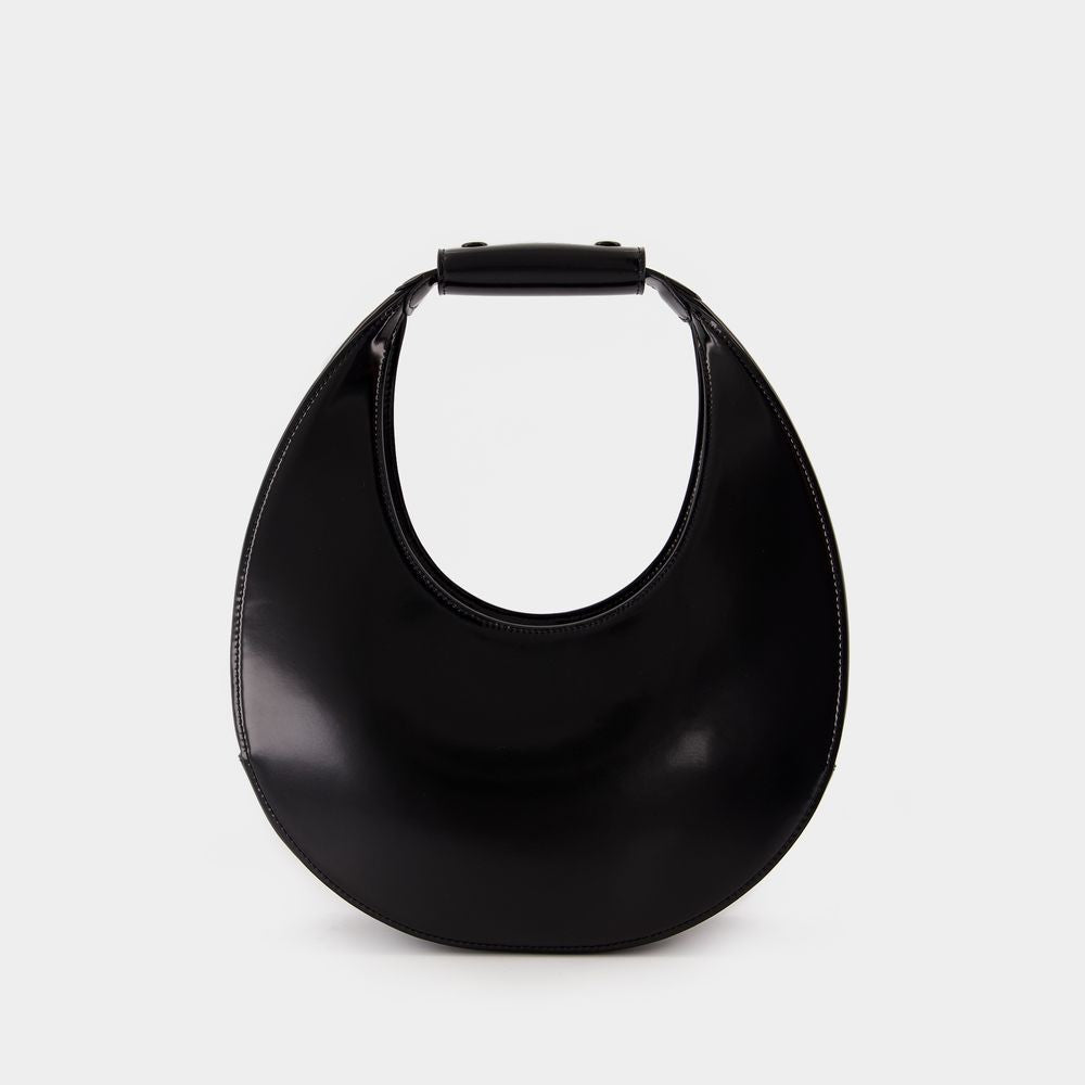 Staud Moon Shoulder Bag - Leather - Black