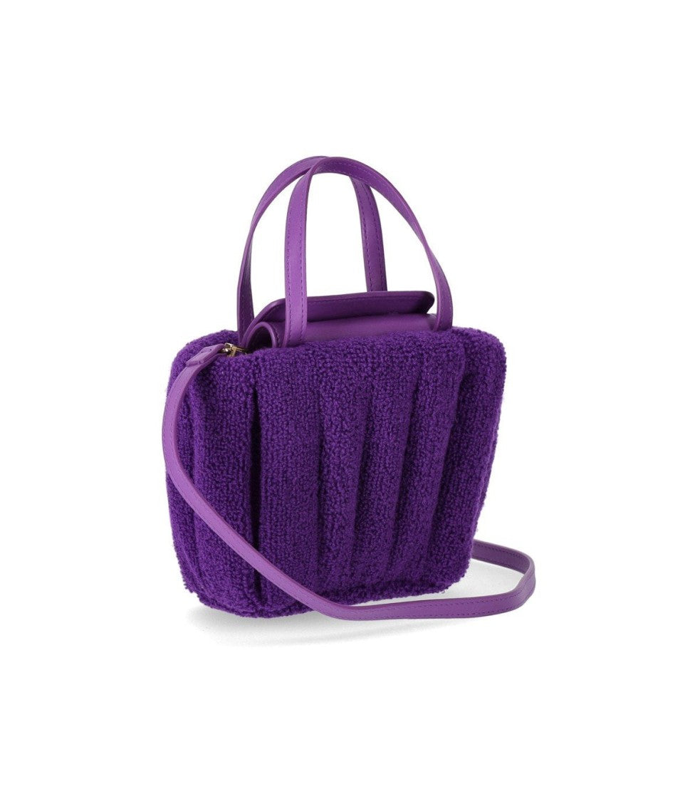 Themoirè Aria Coral Sponge Purple Handbag