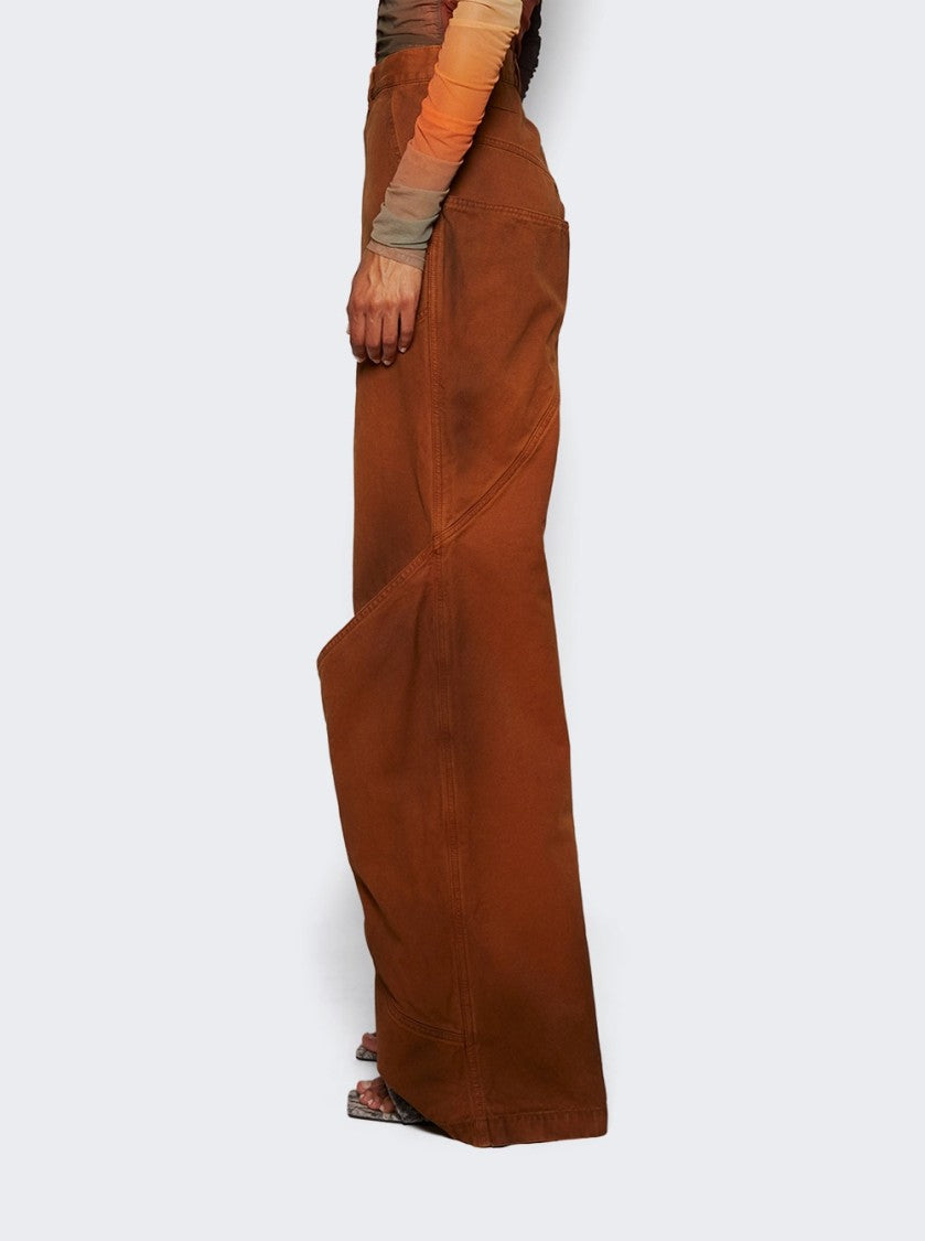 The Attico Long Pants Tobacco