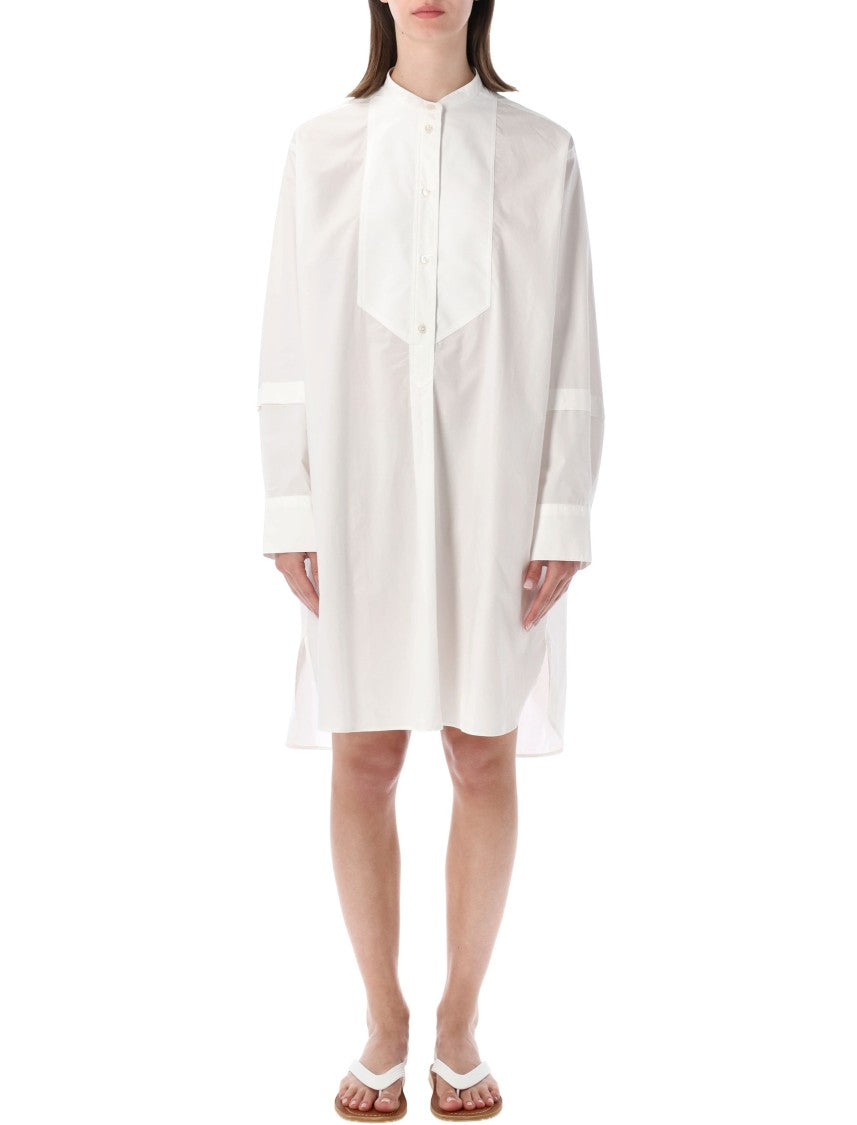 Studio Nicholson Shirt Dress Smoking High Collar Dress