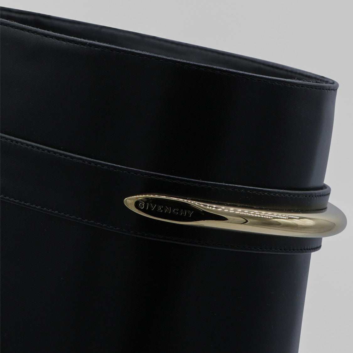 Givenchy Black Knee-High Leather Boots
