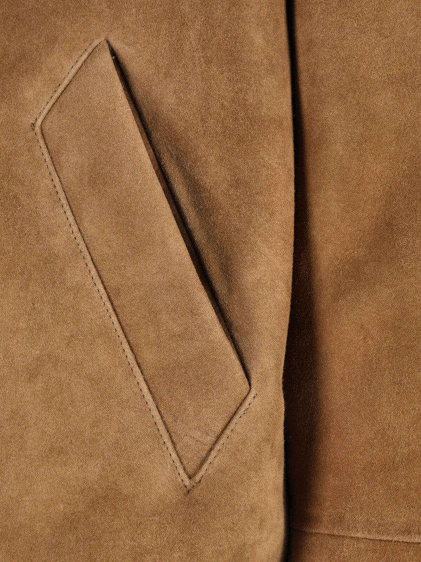 Ami Shearling Jacket – Brown