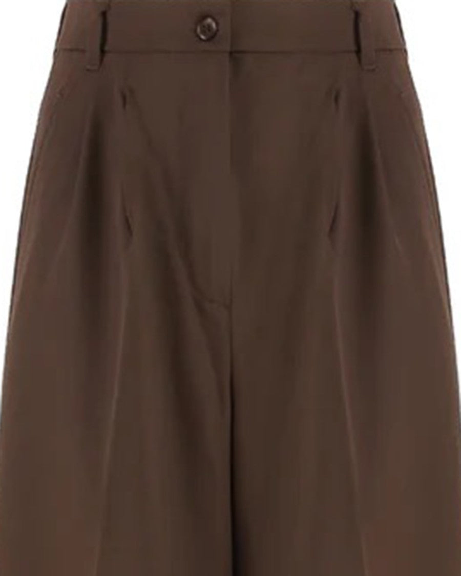 Max Mara Garenna Dark Brown Trousers