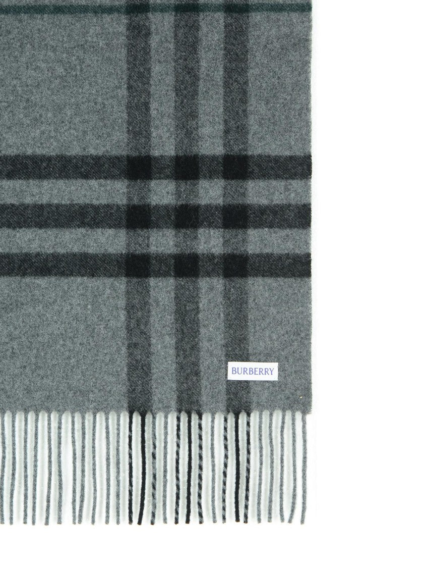 Burberry Grey Cashmere Scarf