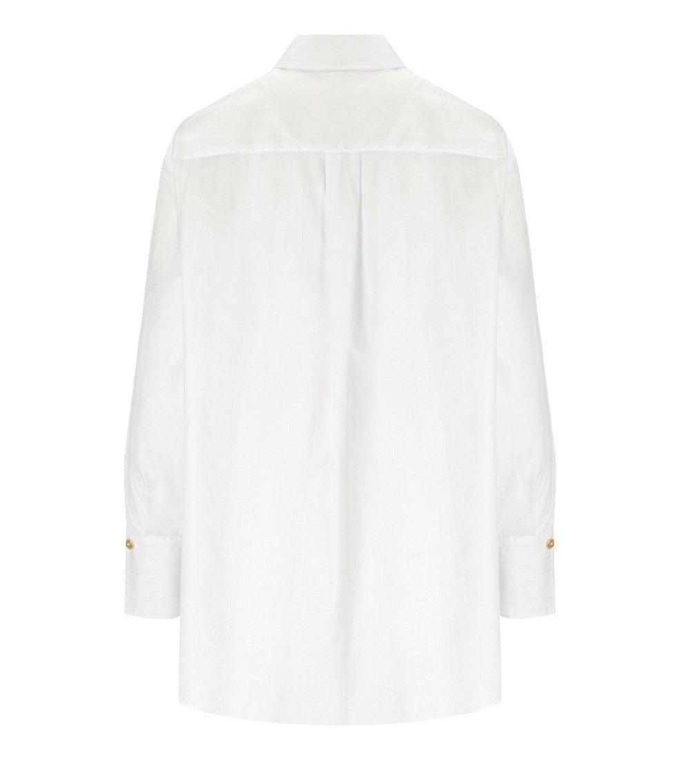 Elisabetta Franchi White Oversize Shirt