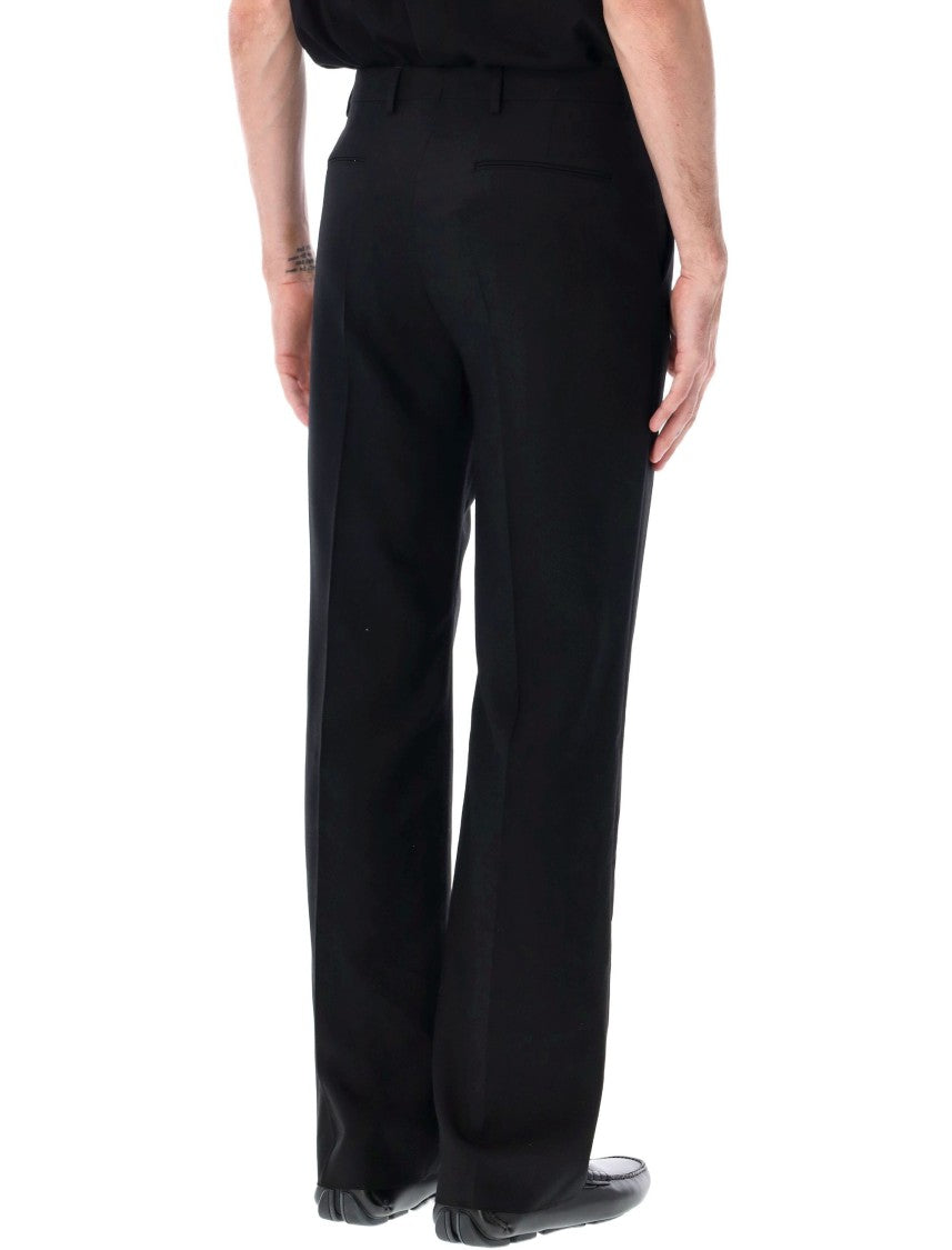 Valentino Garavani Deep Noir Tailored Straight-Leg Formal Pants