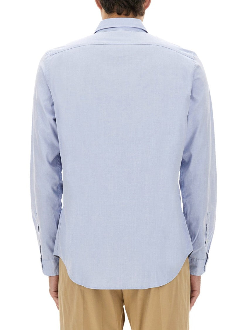 Ps Paul Smith Light Blue Organic Cotton Shirt