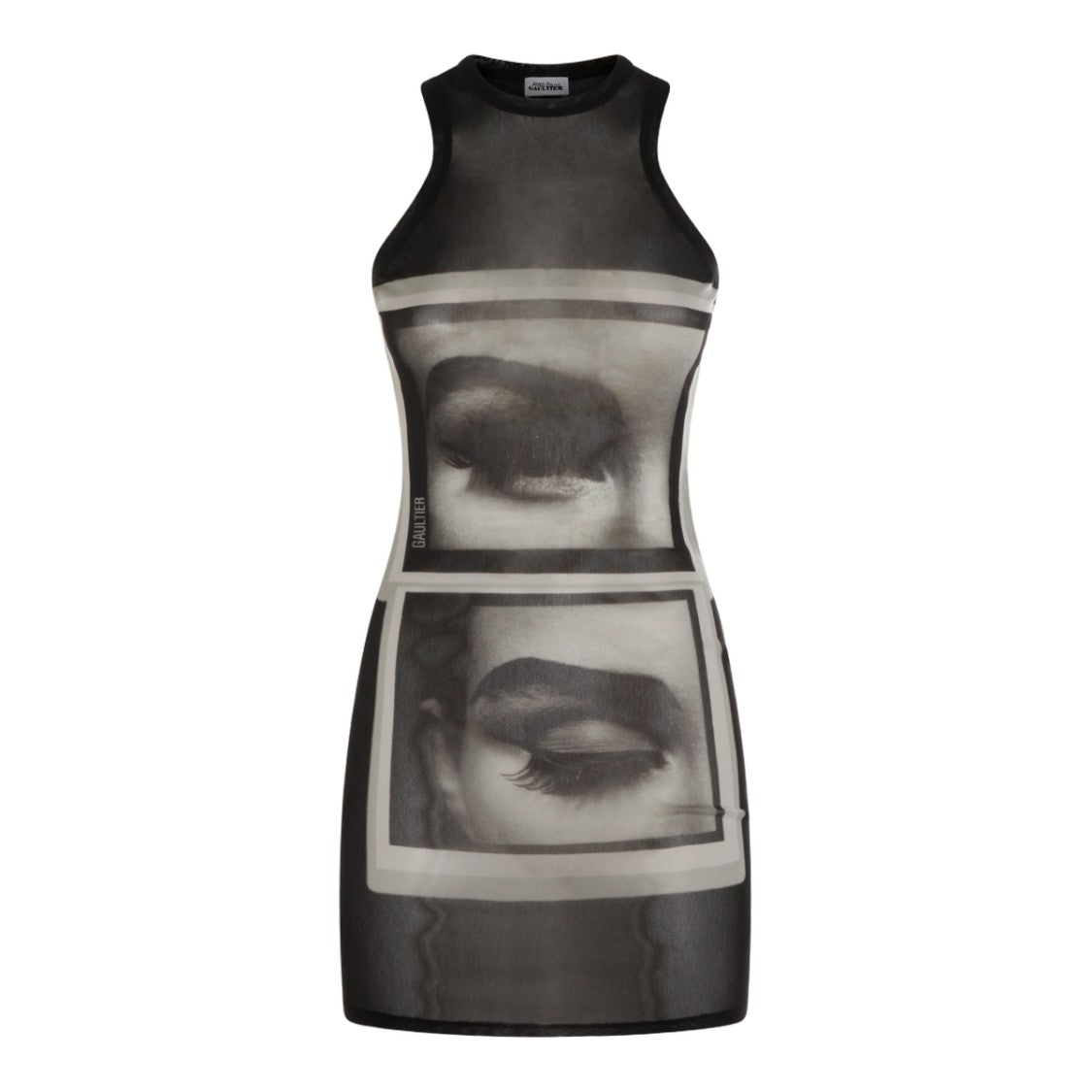 Jean Paul Gaultier Sleeveless Mini Dress With Photographic Print