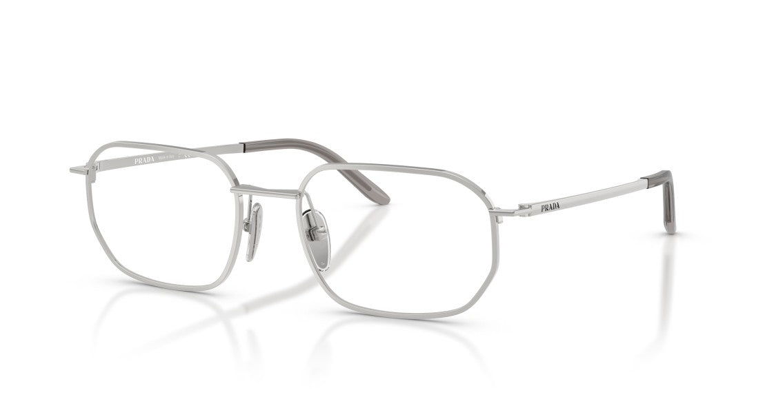 Prada 0Pr D51v Geometric Metal Frame Eyeglasses