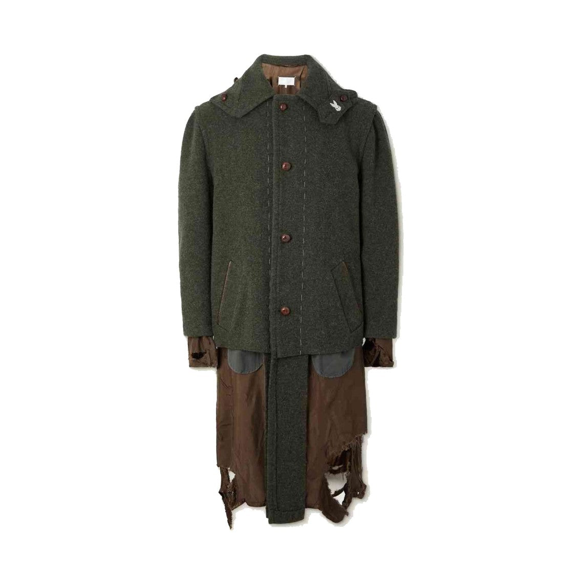Maison Margiela Destroyed-Look Coat