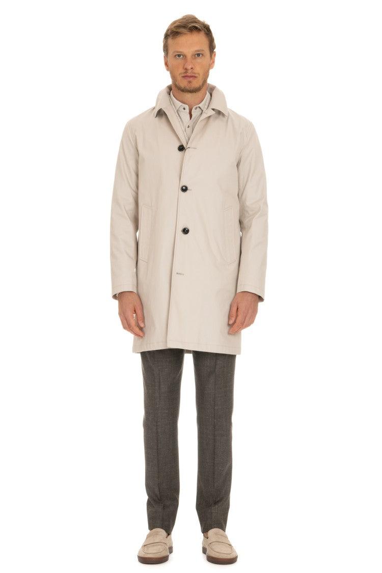 Herno Rain Collection Cotton Overcoat