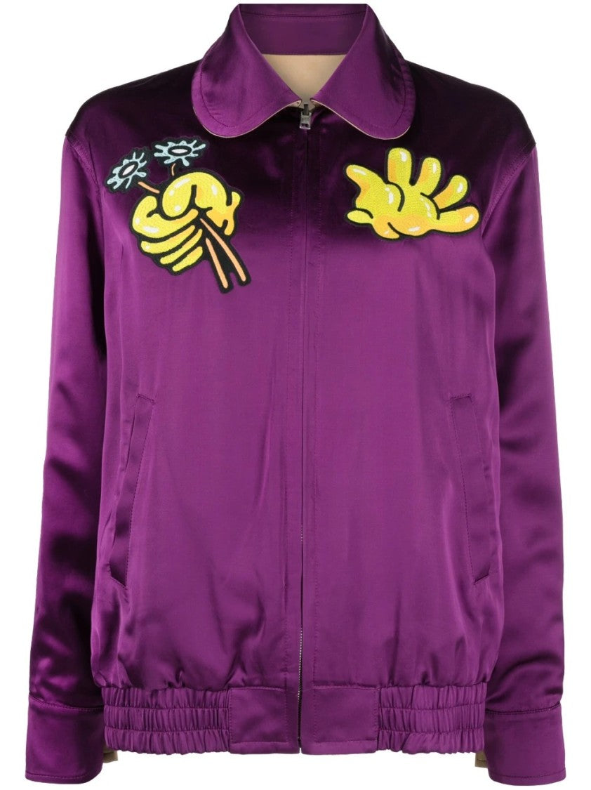 Kenzo Reversible Jacket With Striking Floral Boke Pattern