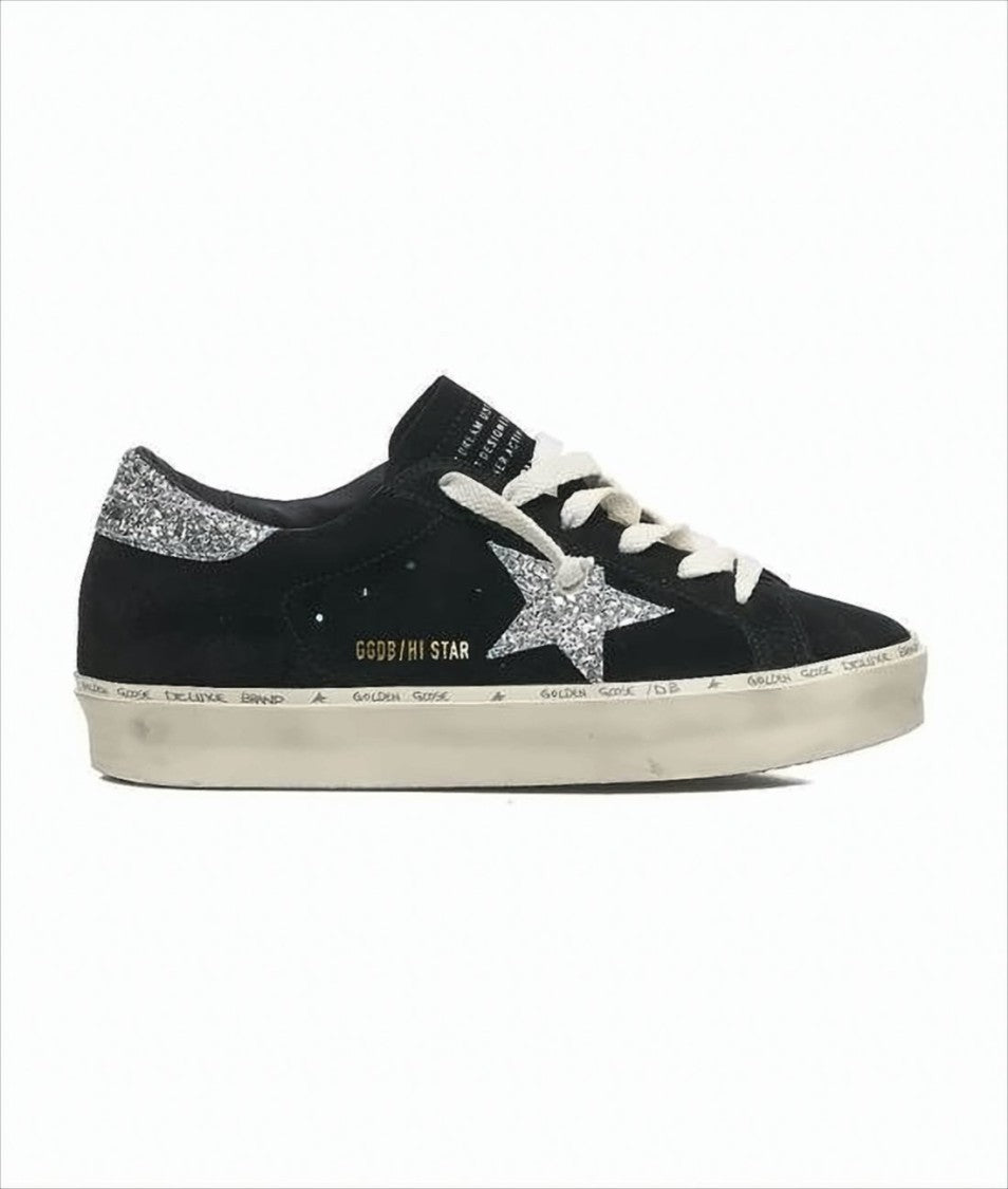 Golden Goose Low-Top Black Suede Sneakers