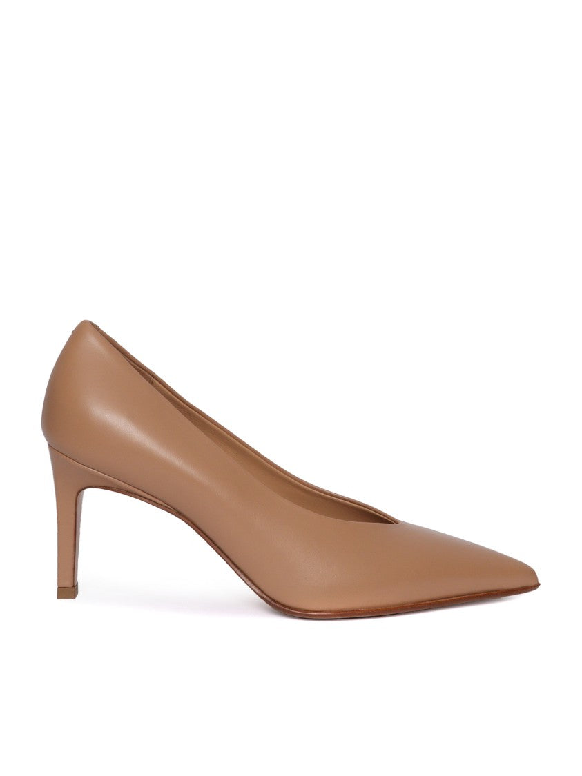 Sergio Levantesi Pointed-Toe Pumps In Smooth Calf Leather