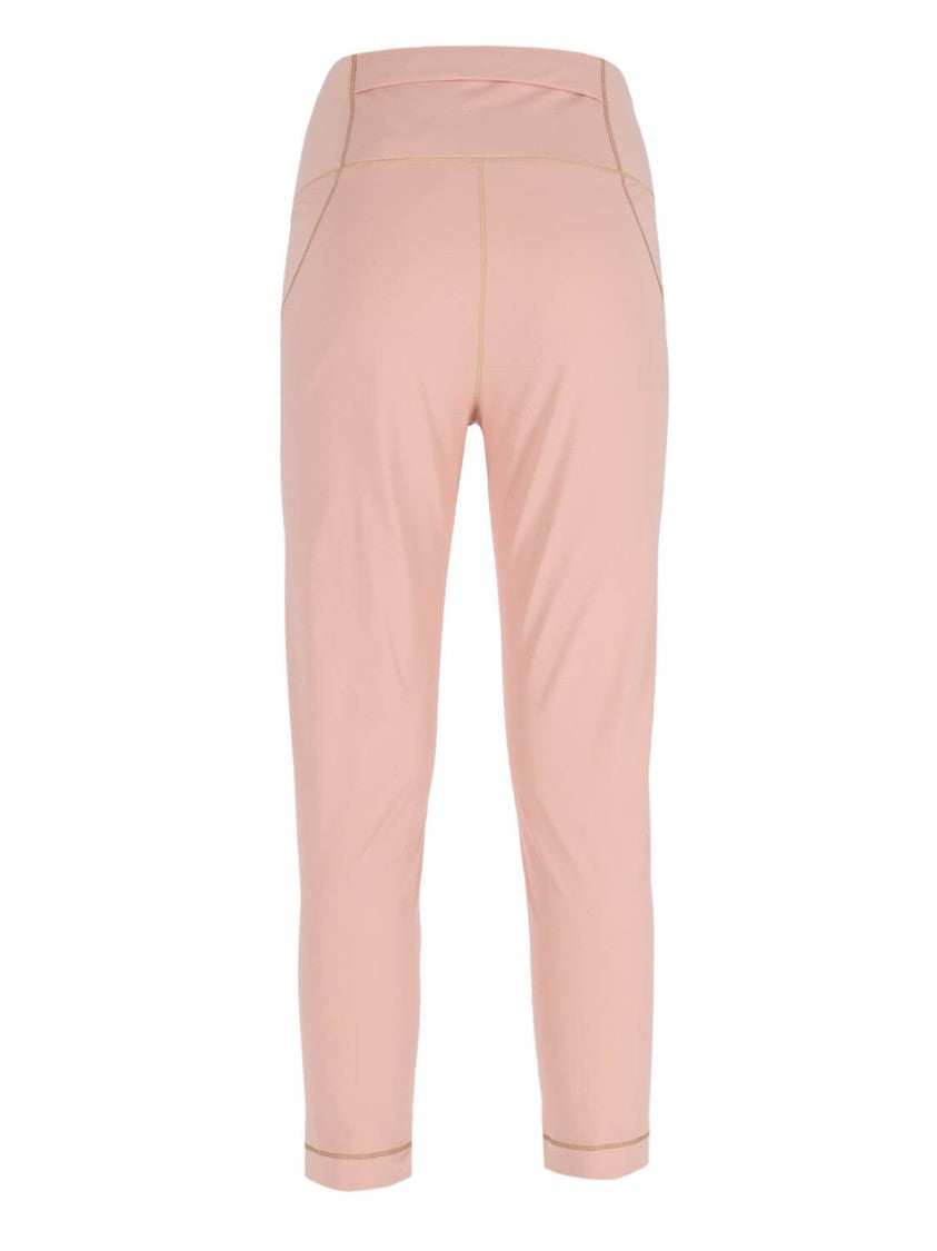 Moncler Grenoble Logo Track Pants, In Pink Nylon