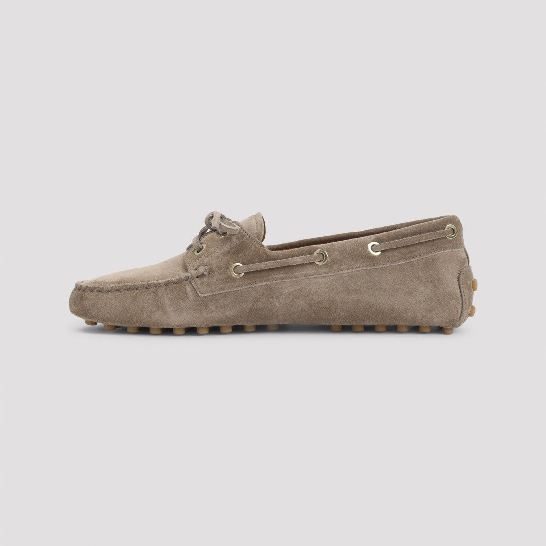 Tod's Brown Suede Leather Loafers
