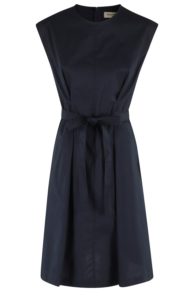 Woolrich Poplin Belted Dress