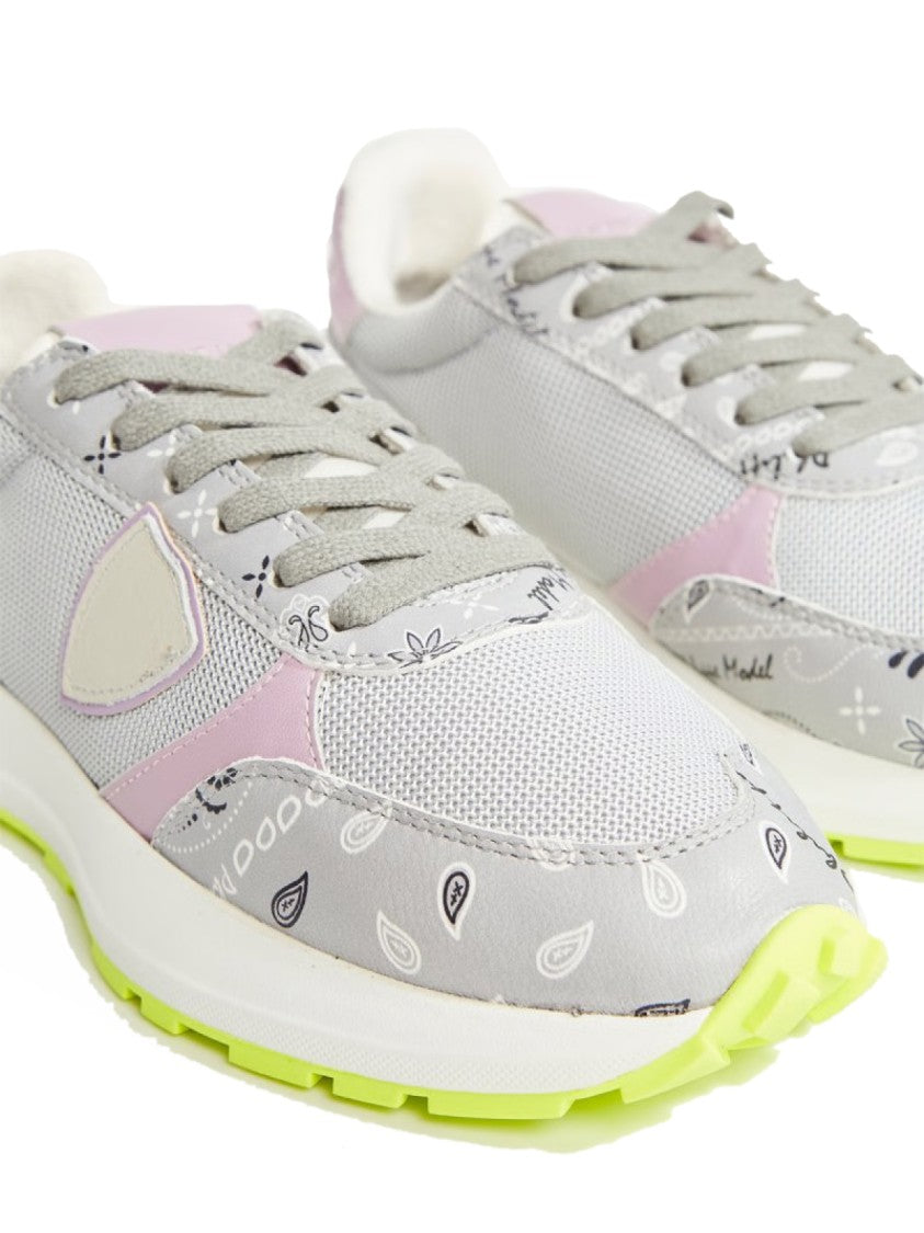 Philippe Model Antibes Low Paisley Sneakers