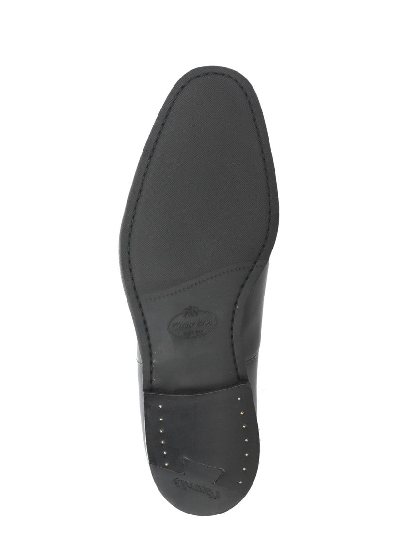 Church's Polished Black Leather Lace-Up Shoes