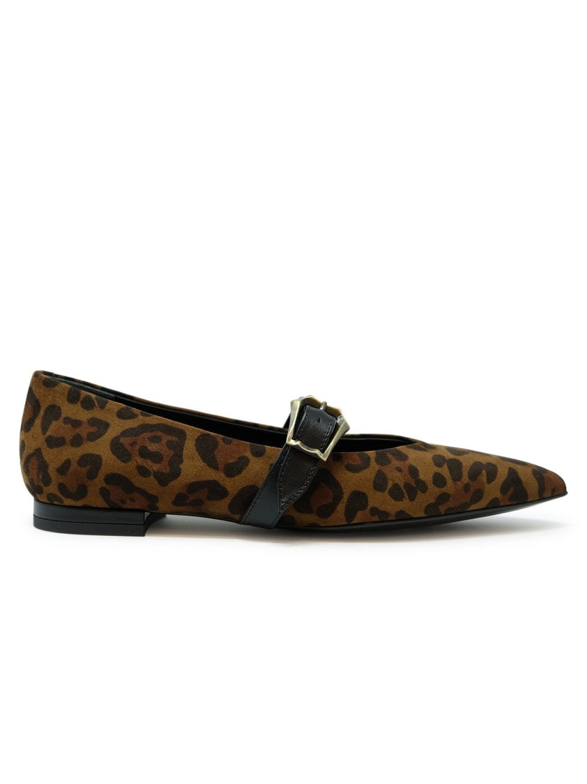 Sergio Levantesi Brown Leather Venere 56 Flat Shoes