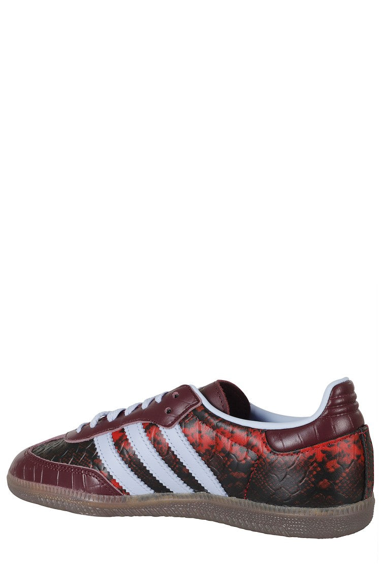 Adidas Originals Samba Og Burgundy Pony Hair Sneakers