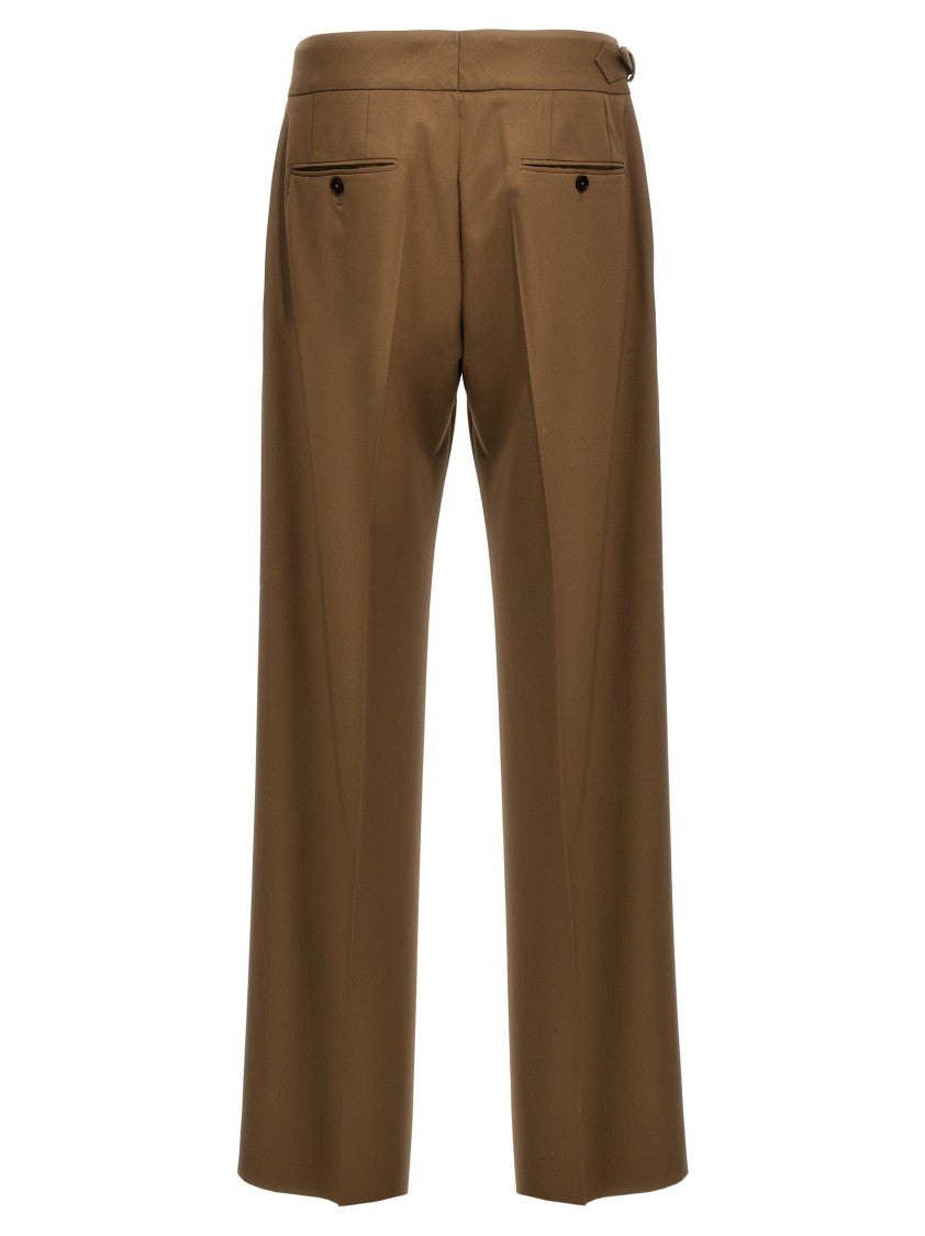 Dolce & Gabbana Tailored Bi-Stretch Trousers With Zip Closure