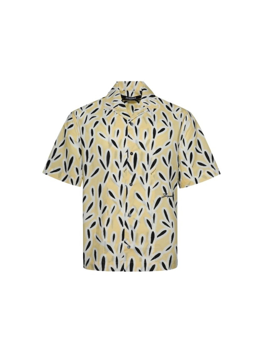 Jacquemus Jean Shirt Yellow And Black