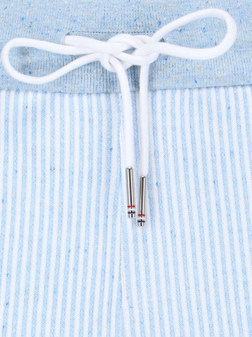 Thom Browne "4-Bar" Sport Shorts – Light Blue