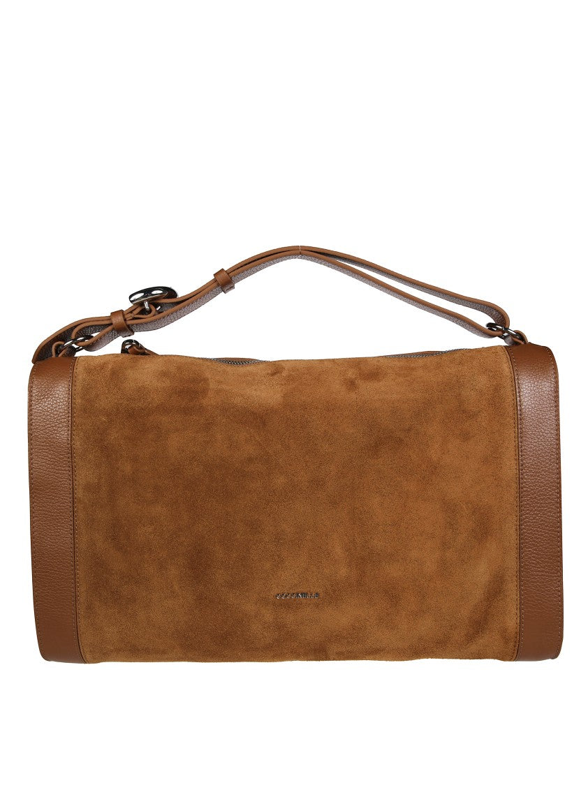 Coccinelle Rectangular Suede Shoulder Bag