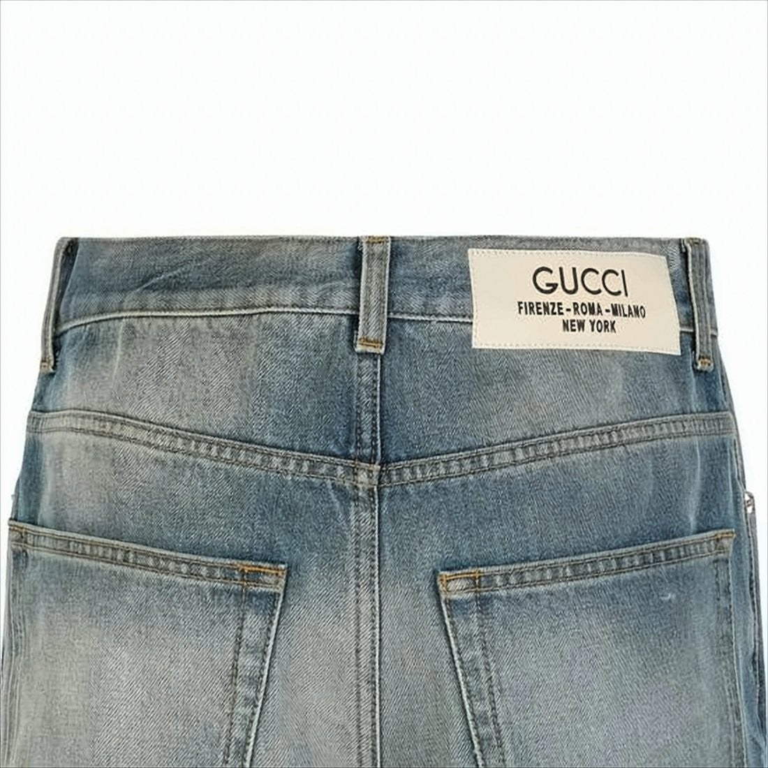 Gucci Faded Blue Denim Jeans