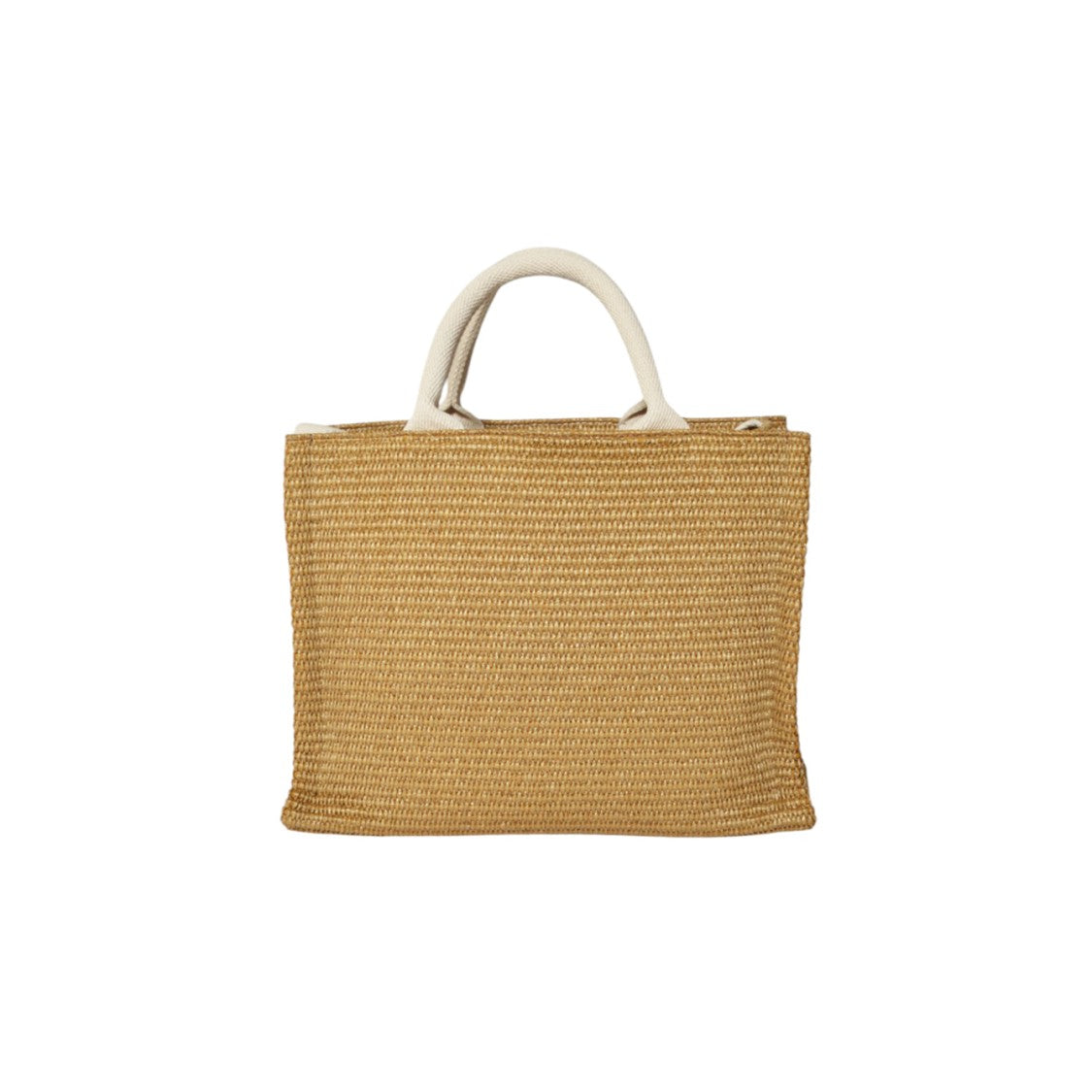 Marni Small Tote Bag In Natural Raffia Effect Fabric