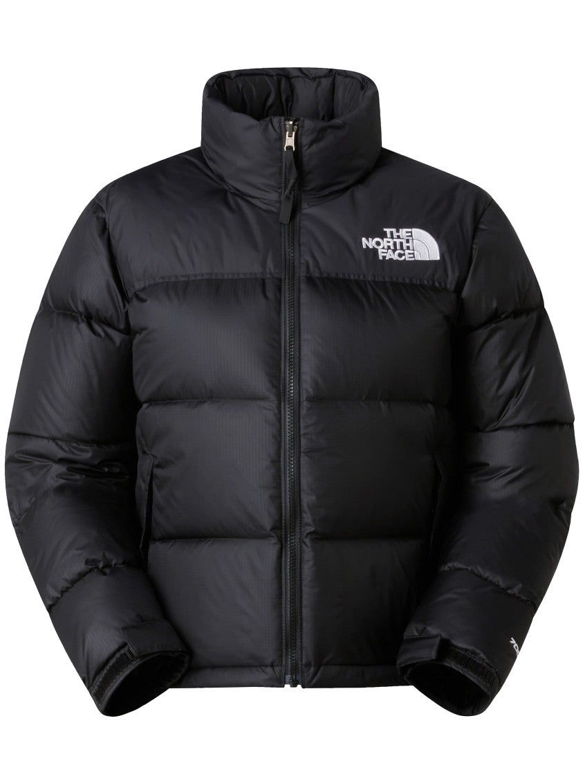 The North Face Black Retro Nuptse Cropped Puffer Duvet