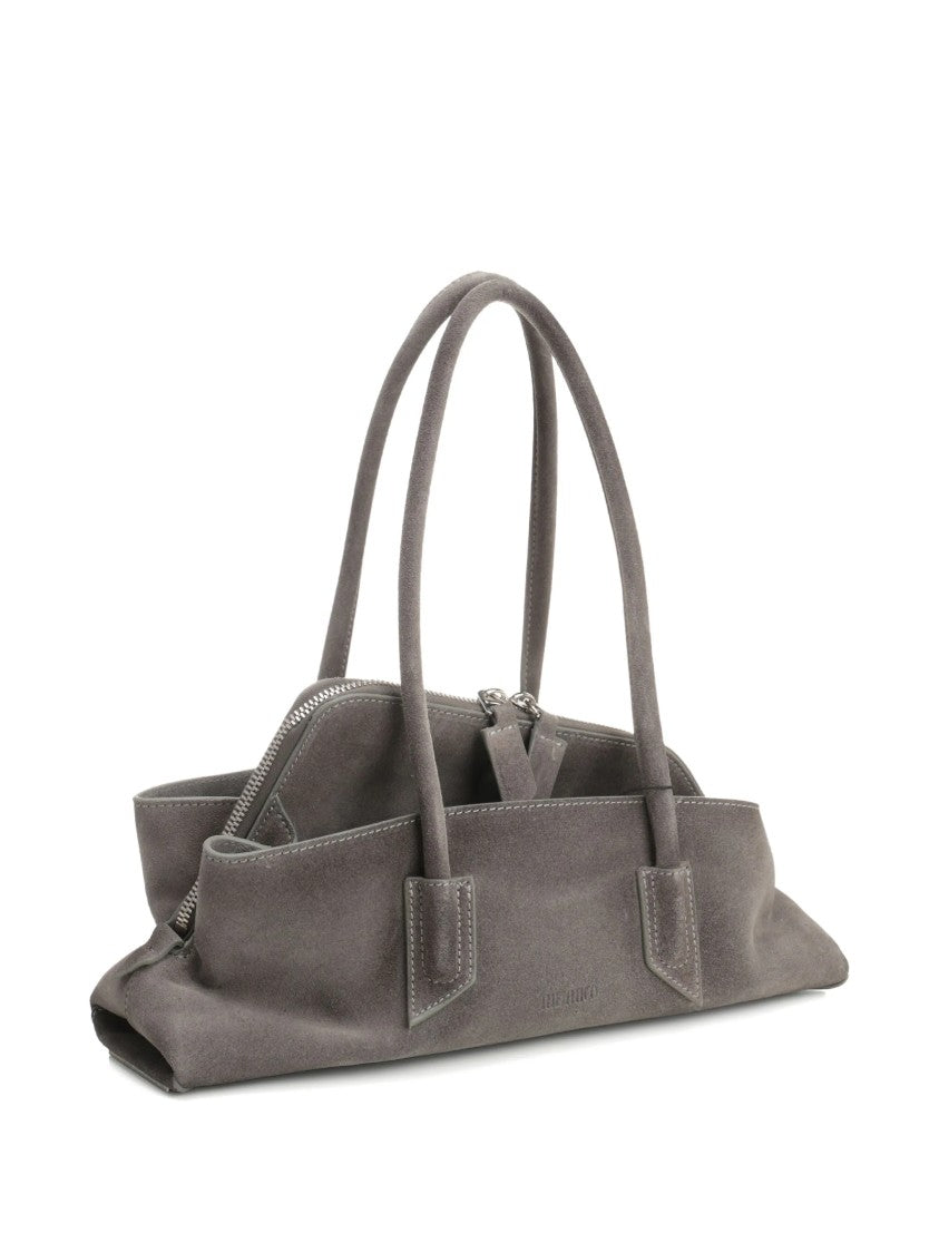 The Attico La Passeggiata Small Suede Handbag