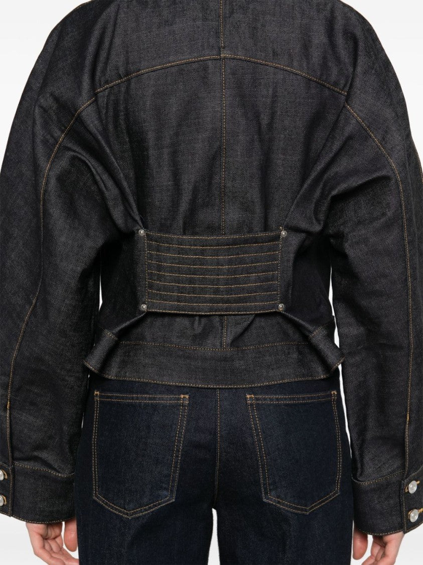 Givenchy Indigo Blue Chest Flap Pocket Jacket
