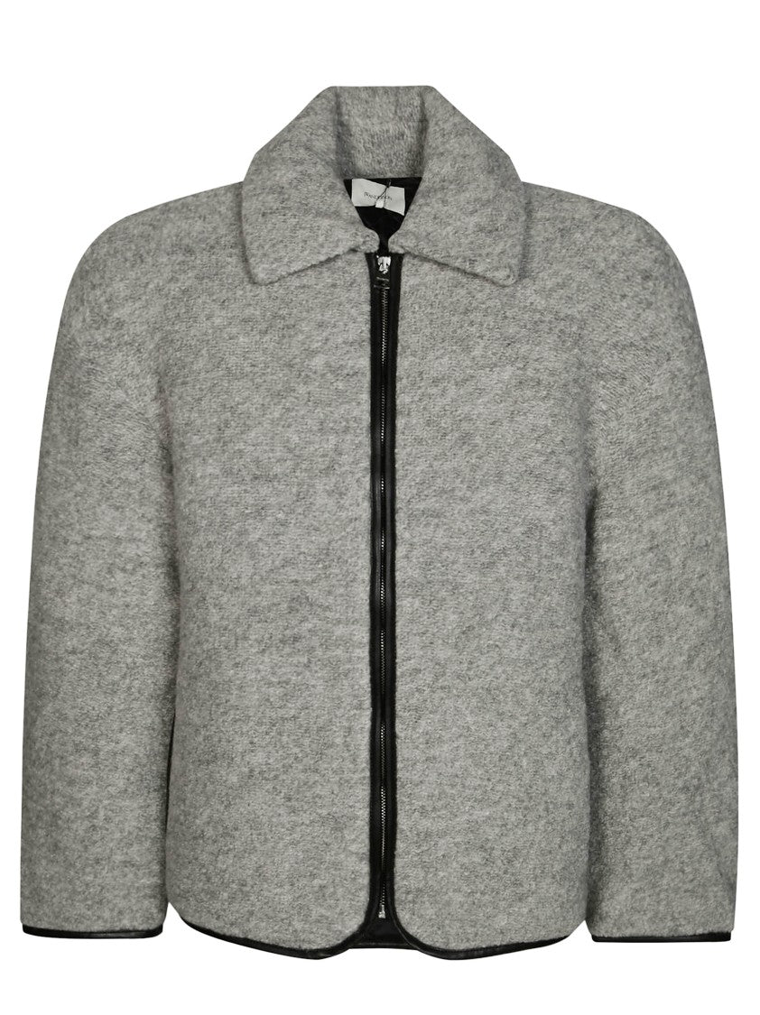 J. W. Anderson Cropped Boxy Jacket With Classic Collar