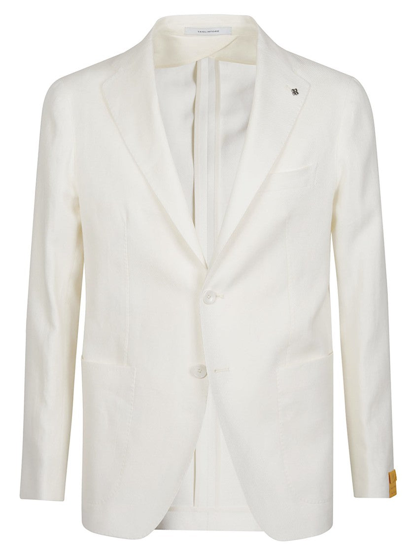 Tagliatore Montecarlo Linen-Cotton Blend Jacket